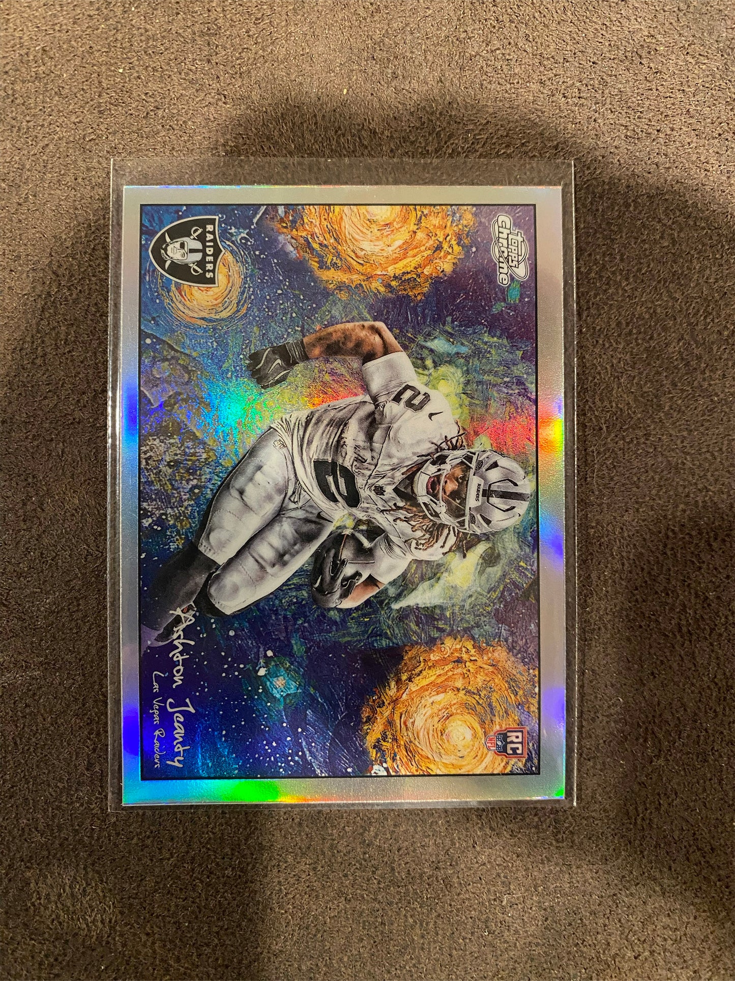 Ashton Jeanty - 2025 Topps Chrome Cosmic - Rookie Stars in the Night - Raiders