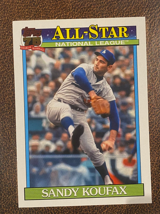 Sandy Koufax - 2026 Topps Series 2 - 1991 Topps All Stars - Dodgers