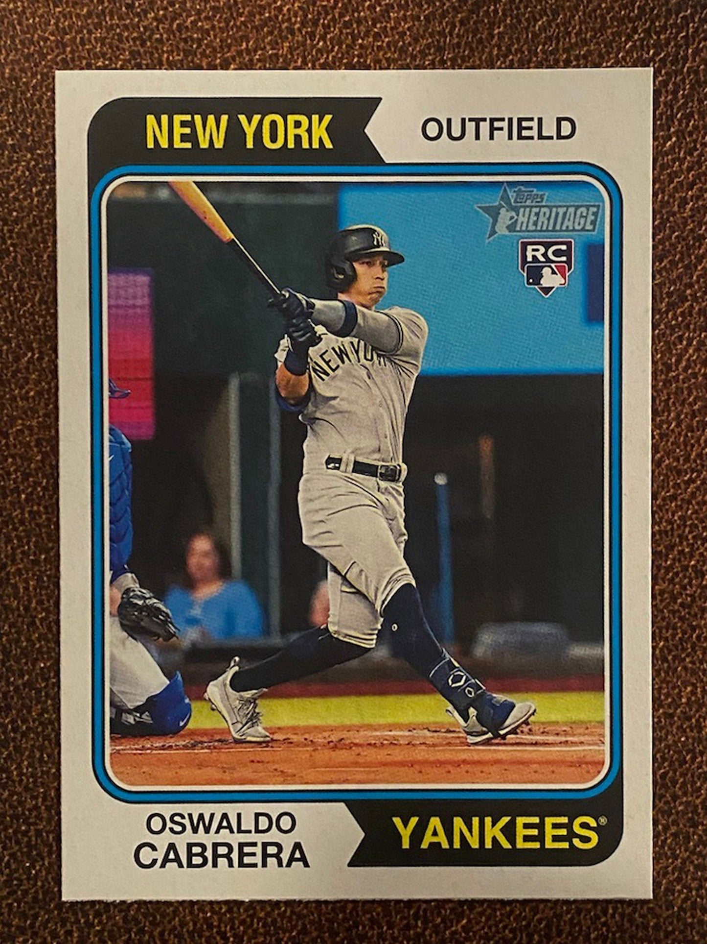 Oswaldo Cabrera - 2023 Topps Heritage - Base Card - Yankees