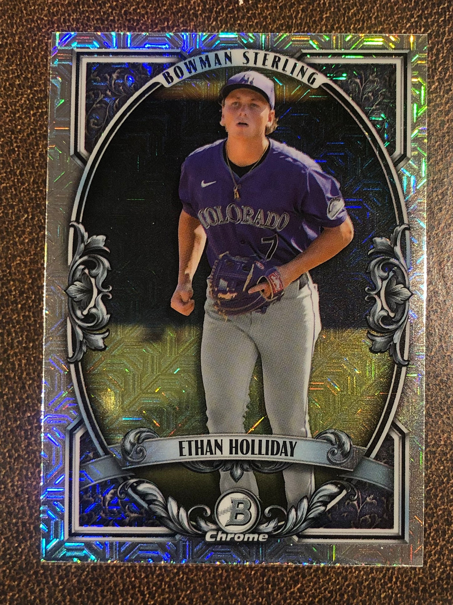Ethan Holliday - 2026 Bowman - Sterling MOJO - Rockies