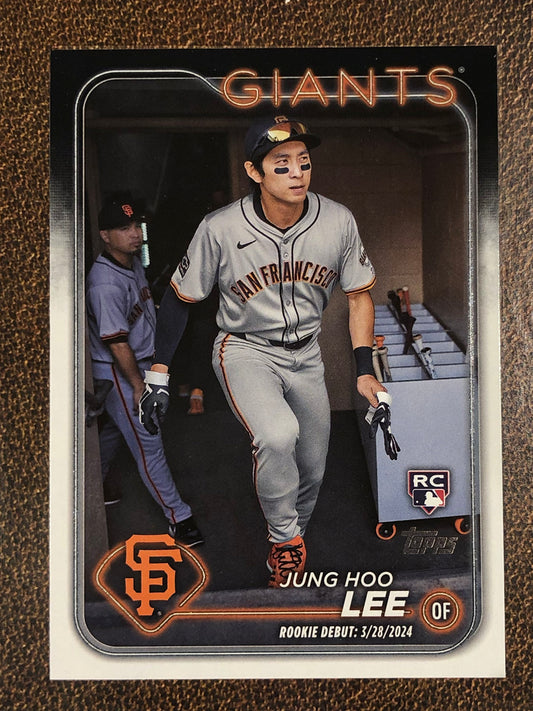 Jung Hoo Lee - 2024 Topps Update - Rookie Debut Base - Giants