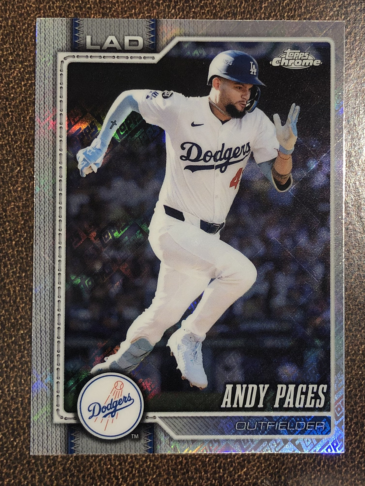 Andy Pages - 2026 Topps Chrome - Fanatics Topps Foil - Dodgers