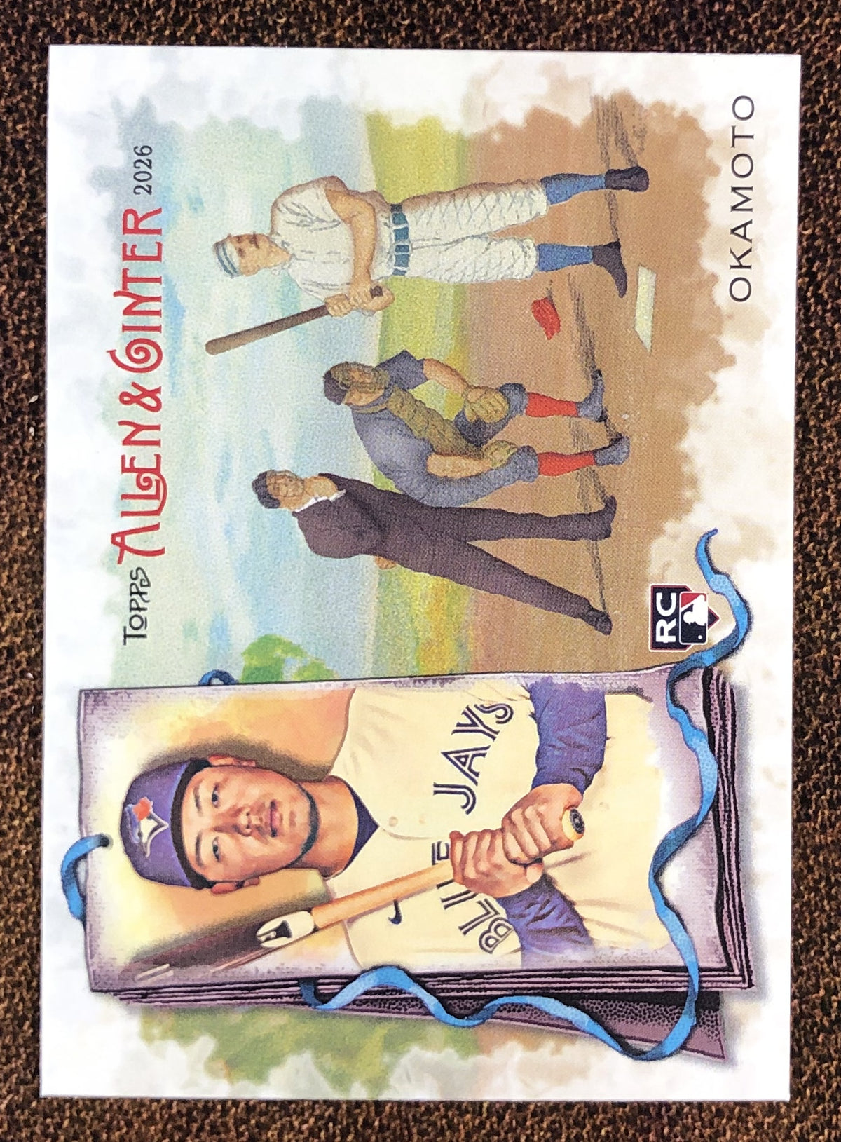 Kazuma Okamoto - 2026 Topps Allen & Ginter - N43 Insert - Blue Jays
