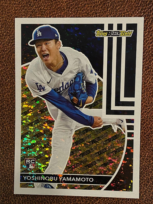 Yoshinobu Yamamoto - 2024 Topps Update - Black Gold - Dodgers