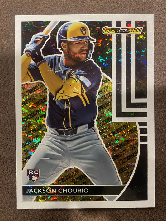 Jackson Chourio - 2024 Topps Update - Black Gold - Brewers
