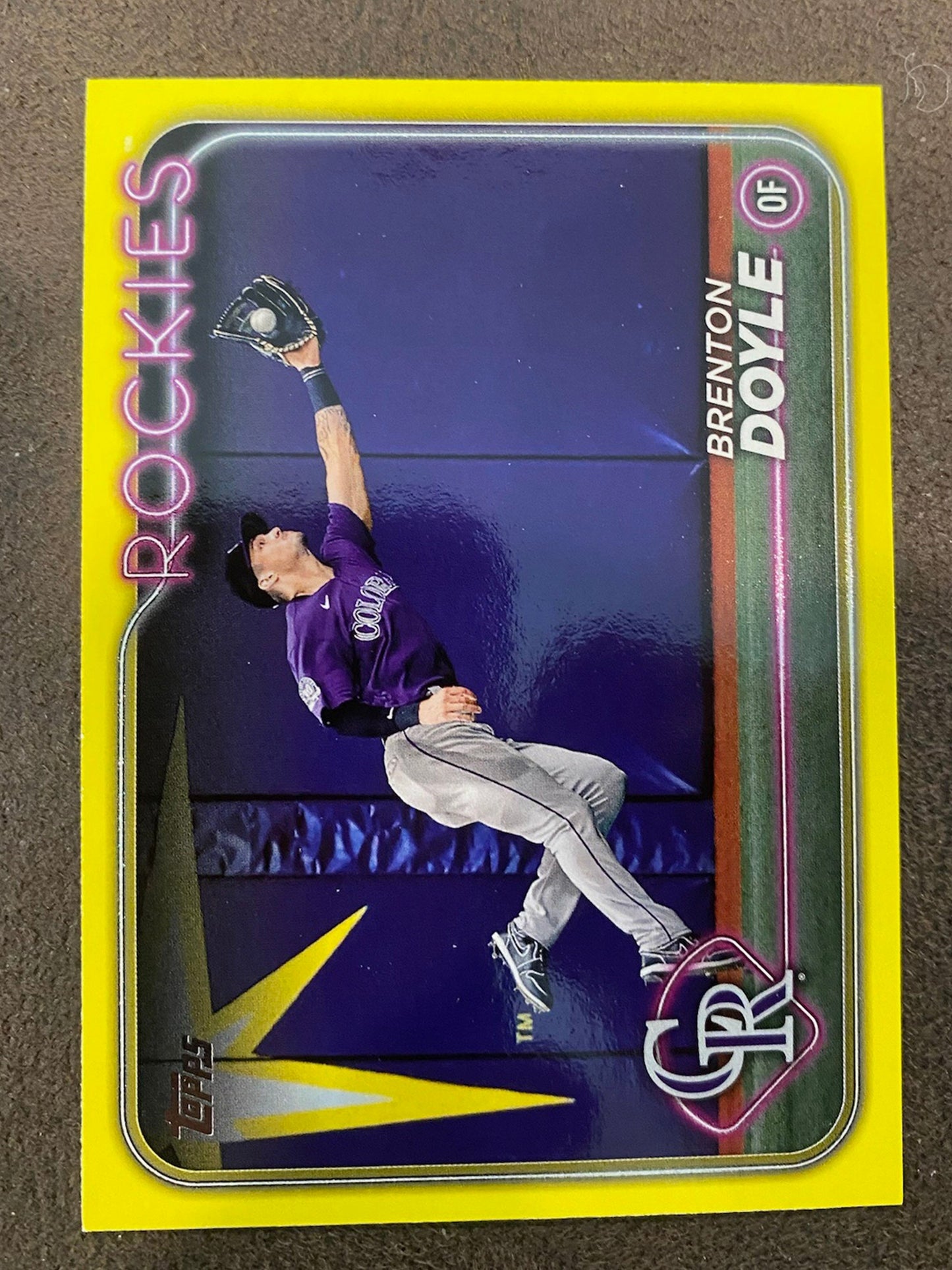 Brenton Doyle - 2024 Topps Series 2 - Yellow Parallels - Rockies