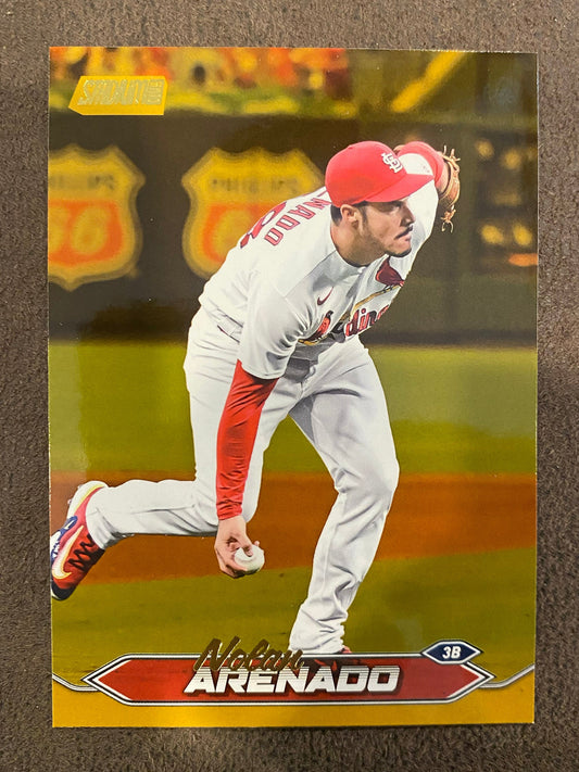 Nolan Arenado - 2024 Topps Stadium Club - Gold Foil - Cardinals