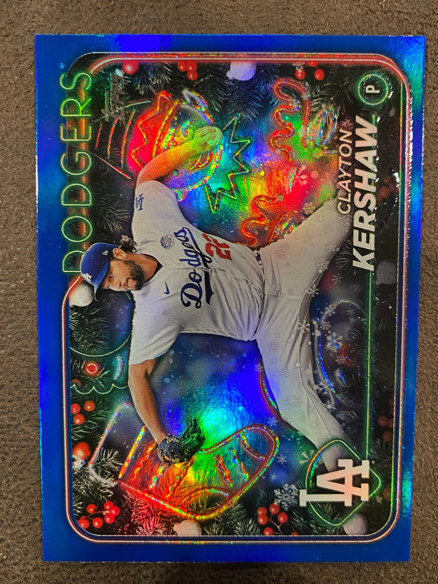 Clayton Kershaw - 2024 Topps Holiday - Glitter Parallel - Dodgers