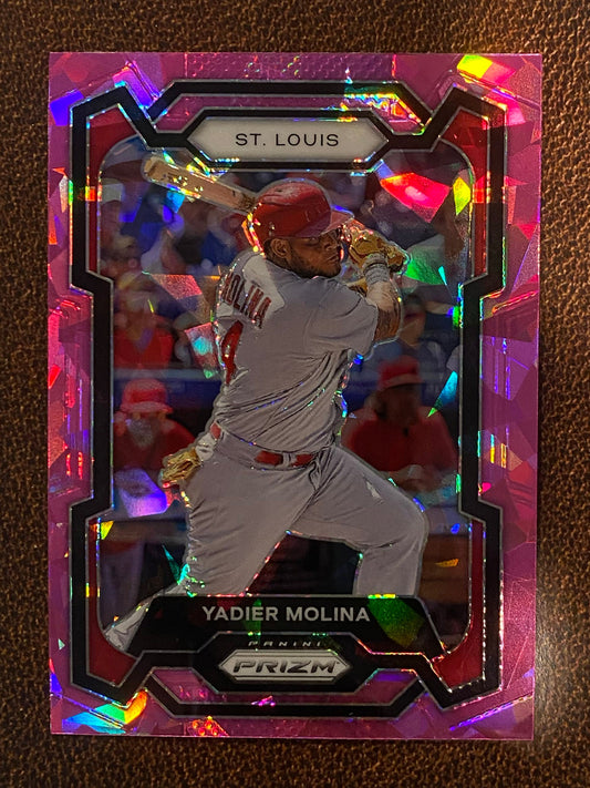 Yadier Molina - 2024 Panini Prizm - Pink Ice - Cardinals
