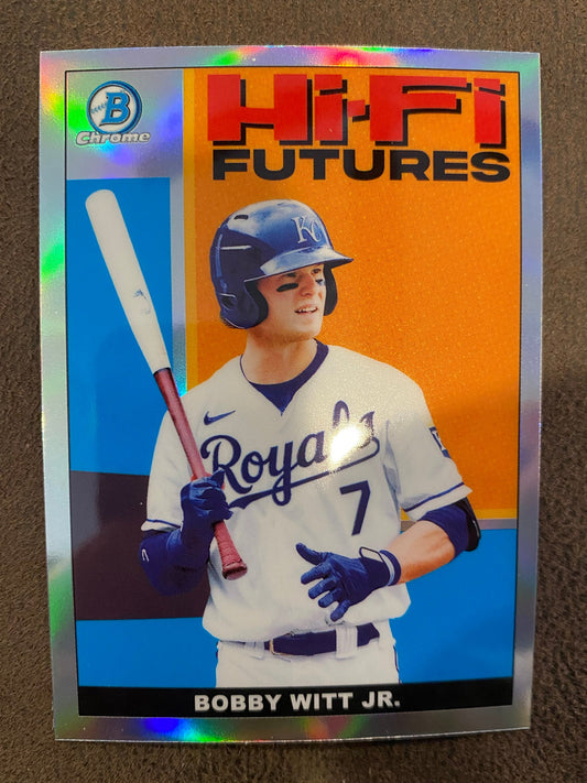 Bobby Witt Jr. - 2022 Bowman - HI-Fi Futures Refractor - Royals