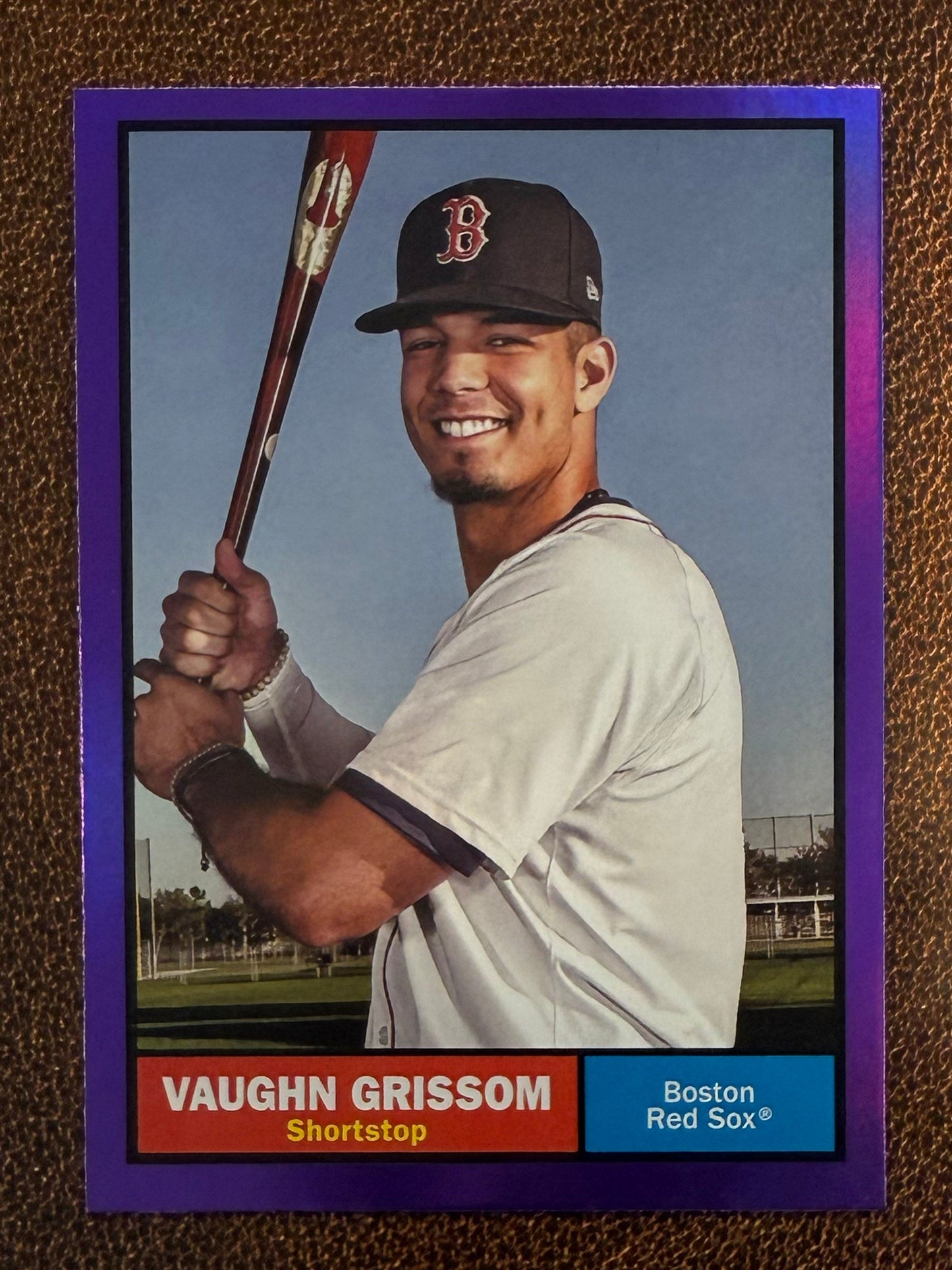 Vaughn Grissom - 2024 Topps Archives - Purple Foil - Red Sox