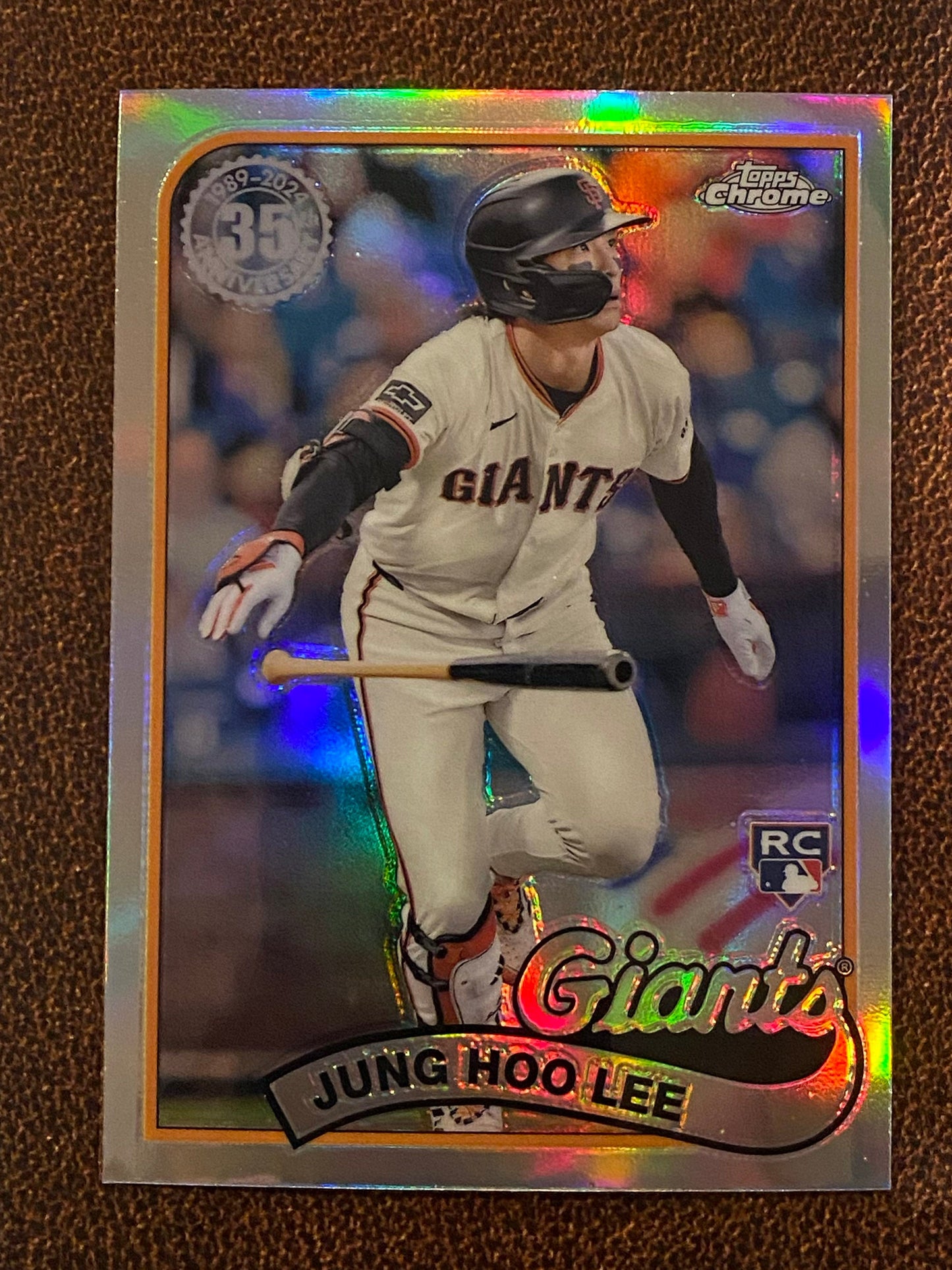 Jung Hoo Lee - 2024 Topps Chrome Update - 1989 Refractor - Giants