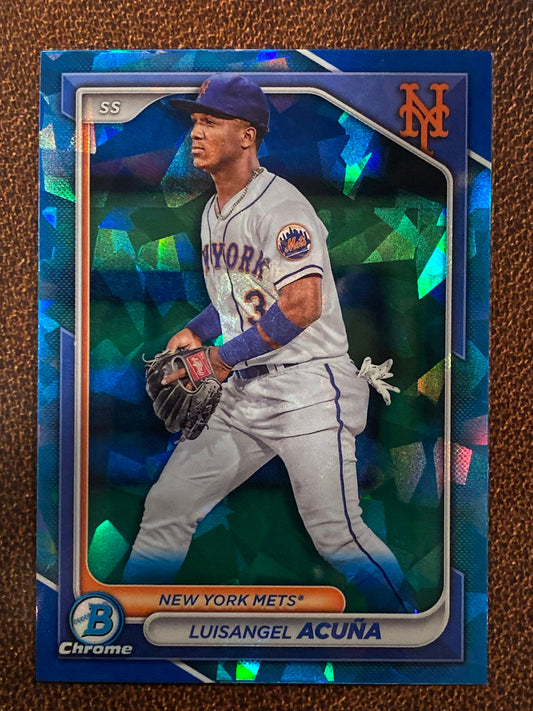 Luisangel Acuna - 2024 Bowman Chrome - Sapphire - Mets