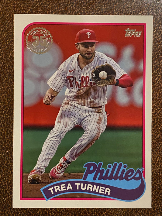 Trea Turner - 2024 Topps Series1 - 1989 Inserts - Phillies