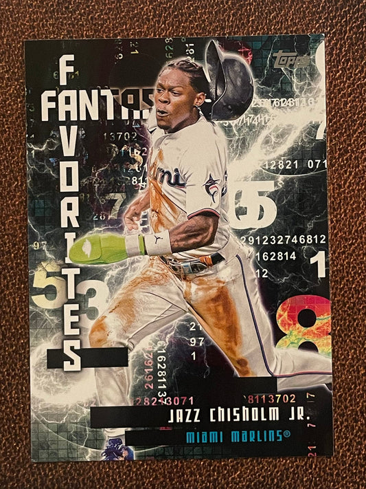 Jazz Chisholm Jr. - 2024 Topps Series 2 - Fantasy Favorites Insert - Marlins