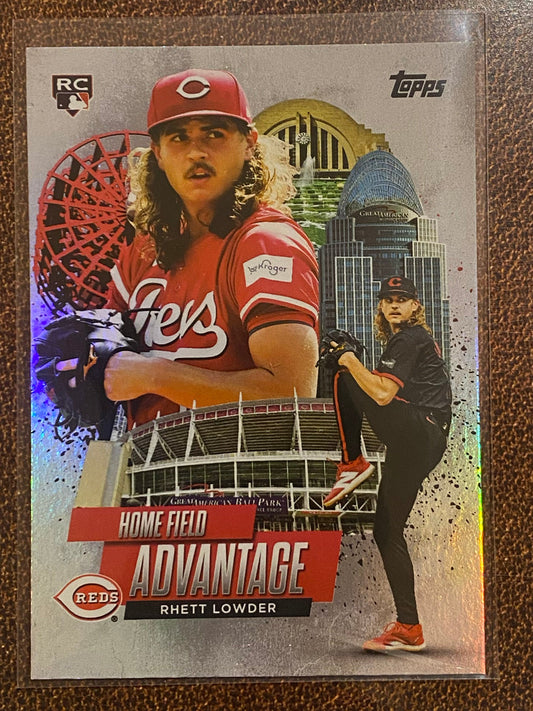 Rhett Lowder - 2025 Topps Series 2 - Home Field Advantage - Reds
