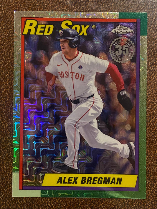 Alex Bregman - 2025 Topps Series 2 - 1990 Mojo Refractor - Red Sox