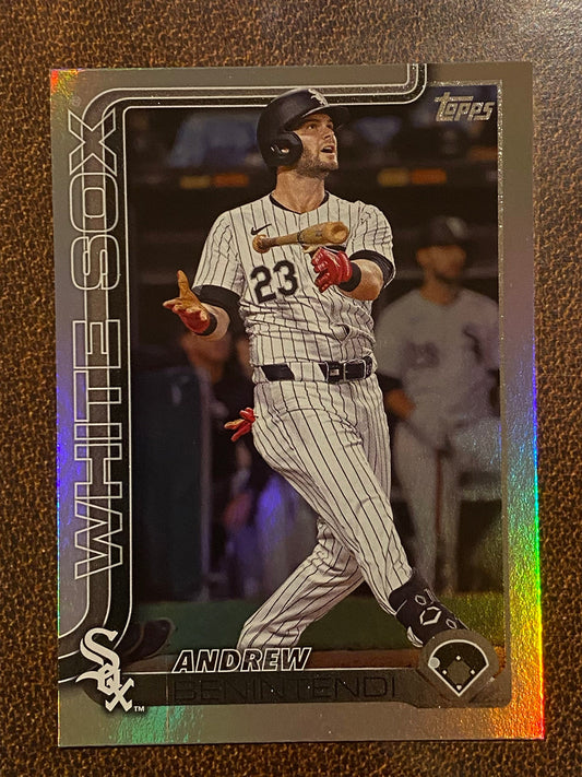 Andrew Vaughn - 2025 Topps Series 1 - Sand Glitter Parallel - White Sox