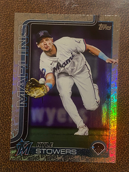 Kyle Stowers - 2025 Topps Series 2 - Fanatics Exclusive Topps Foil Border - Marlins