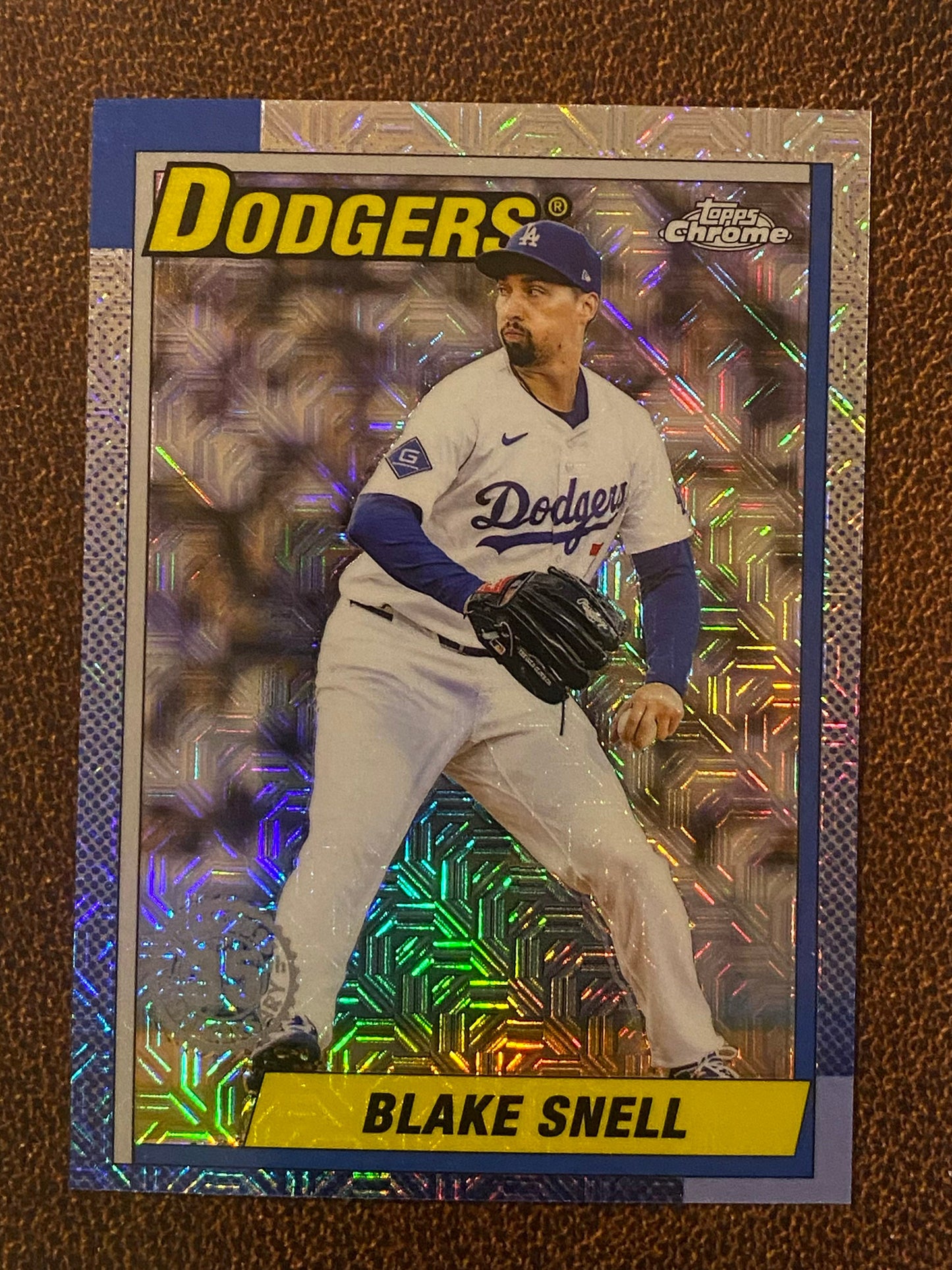 Blake Snell - 2025 Topps Update - 1990 Mojo Refractor - Dodgers