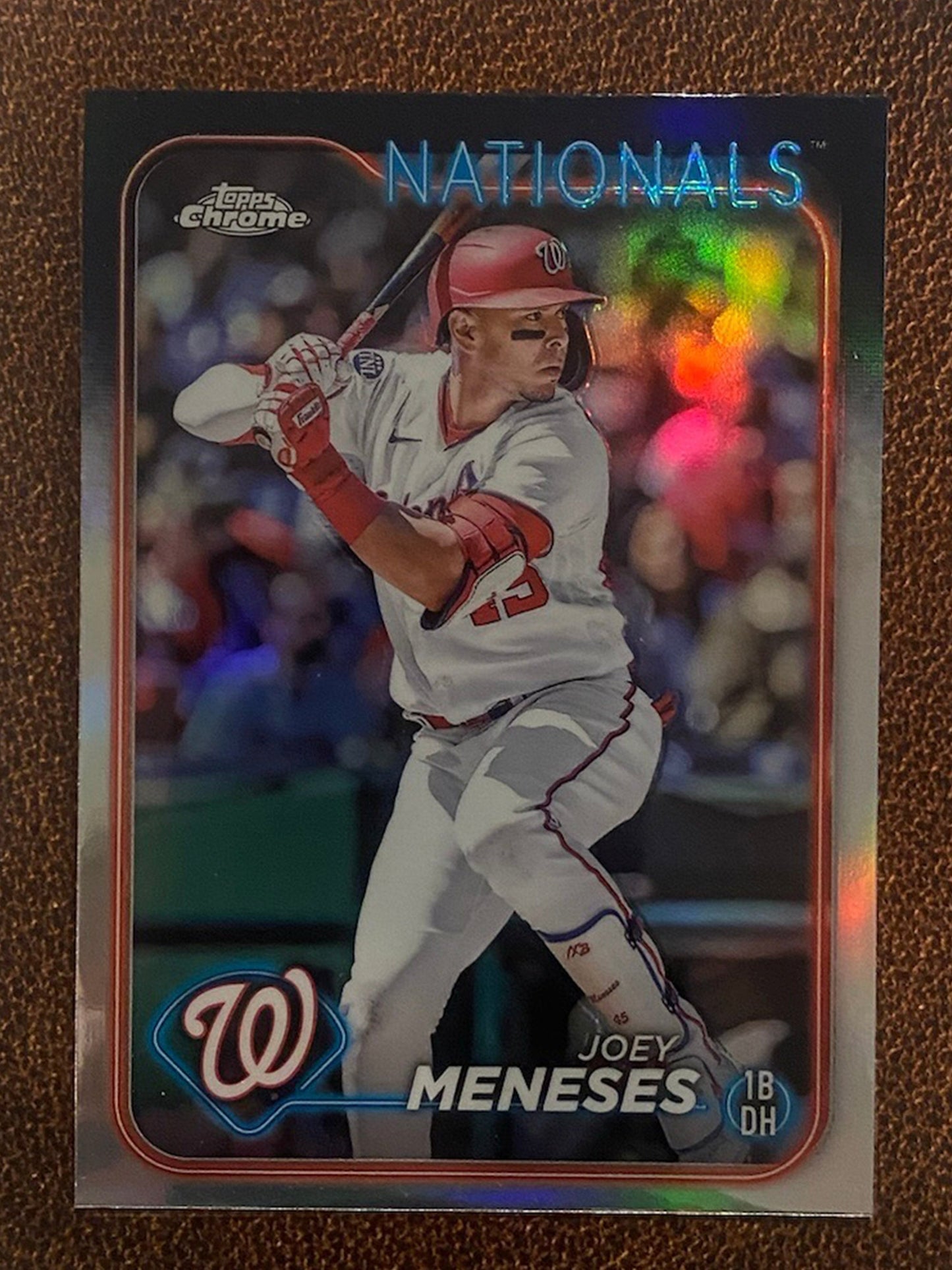 Joey Meneses - 2024 Topps Chrome - Refractor - Nationals