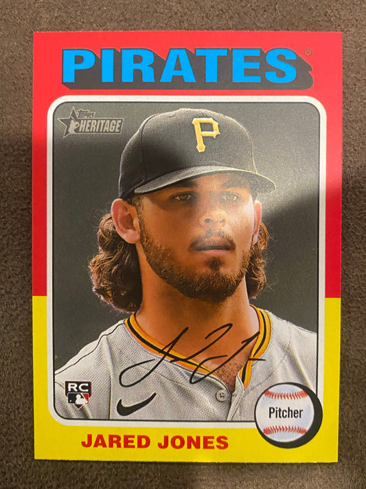 Jared Jones - 2024 Topps Heritage High Number - Base - Pirates