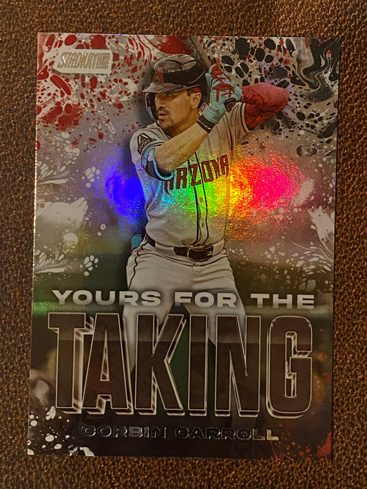 Corbin Carroll - 2025 Topps Stadium Club - Yours for the Taking Insert - Diamondbacks