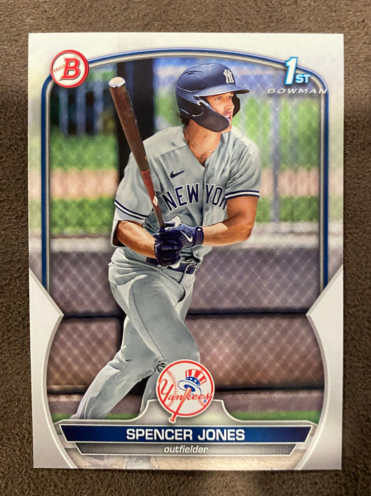 Spencer Jones - 2023 Bowman - 1st PAPER - Yankees