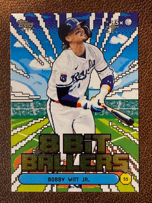 Bobby Witt Jr. - 2026 Topps Series 1 - 8 Bit Ballers Insert - Royals