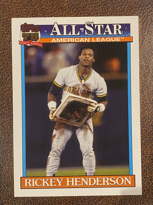 Rickey Henderson - 2026 Topps Series 2 - 1991 Topps All Stars - Athletics
