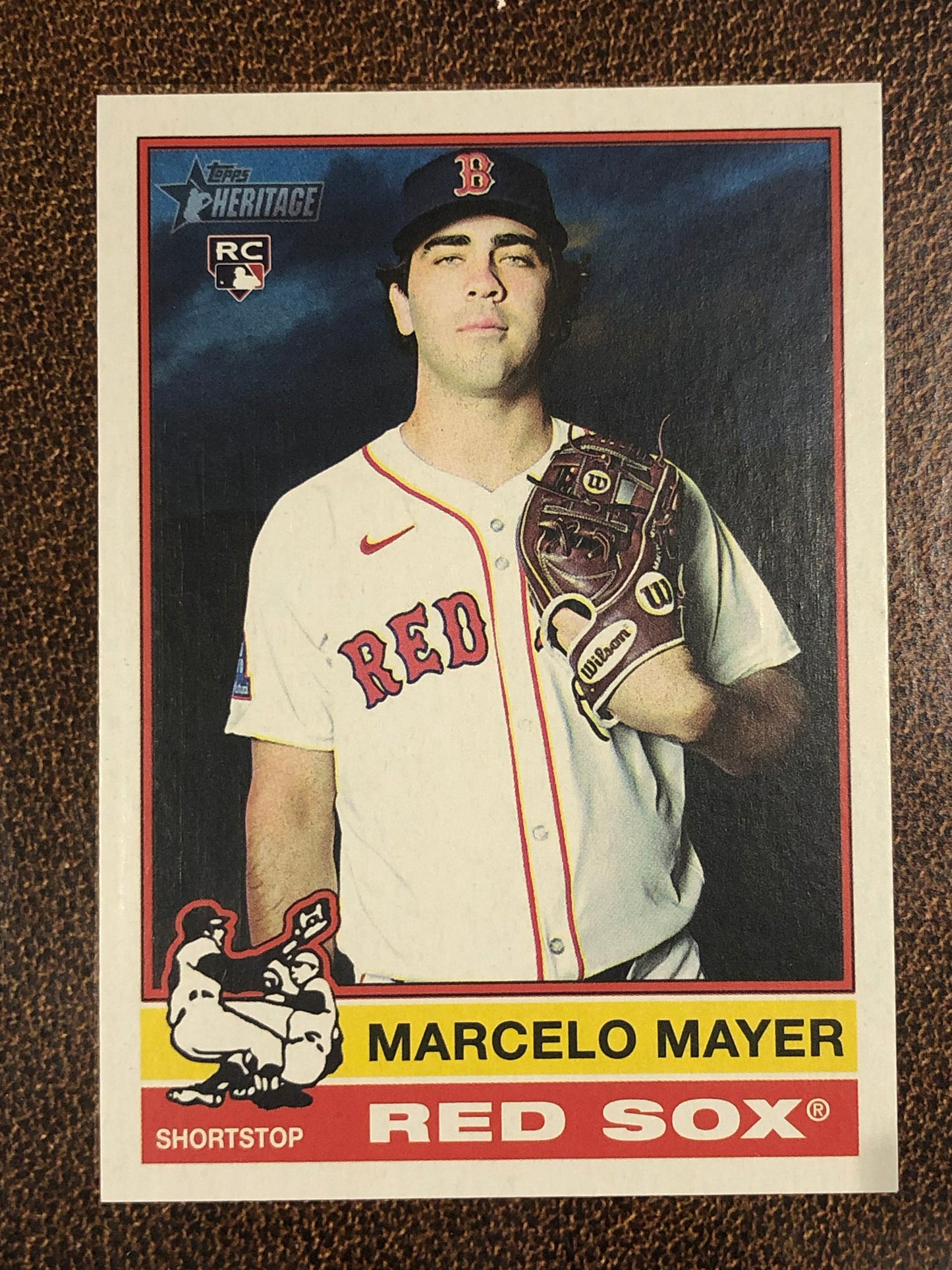 Marcelo Mayer - 2025 Topps Heritage High Number - Base - Red Sox