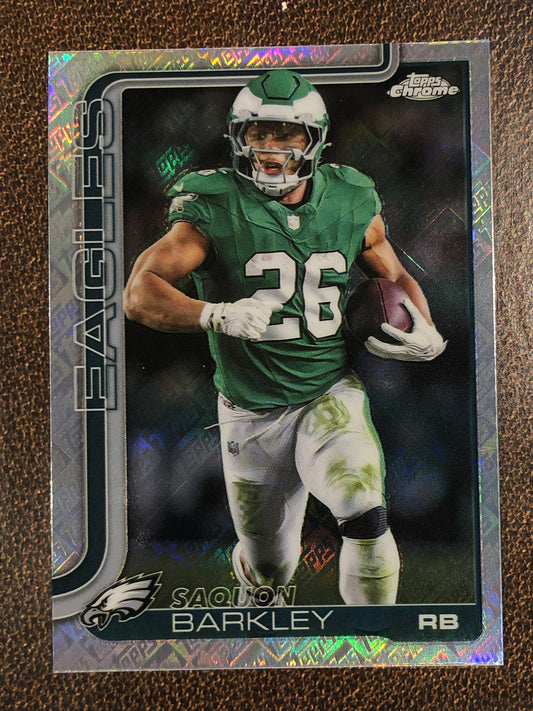 Saquon Barkley - 2025 Topps Chrome - Topps Foil - Eagles