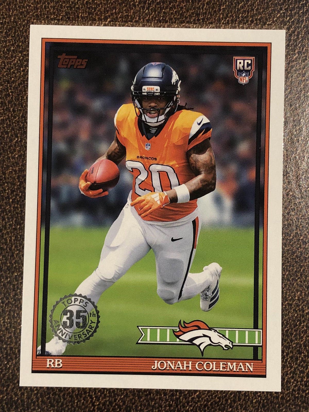 Jonah Coleman - 2026 Topps Flagship - 1991 Insert - Broncos