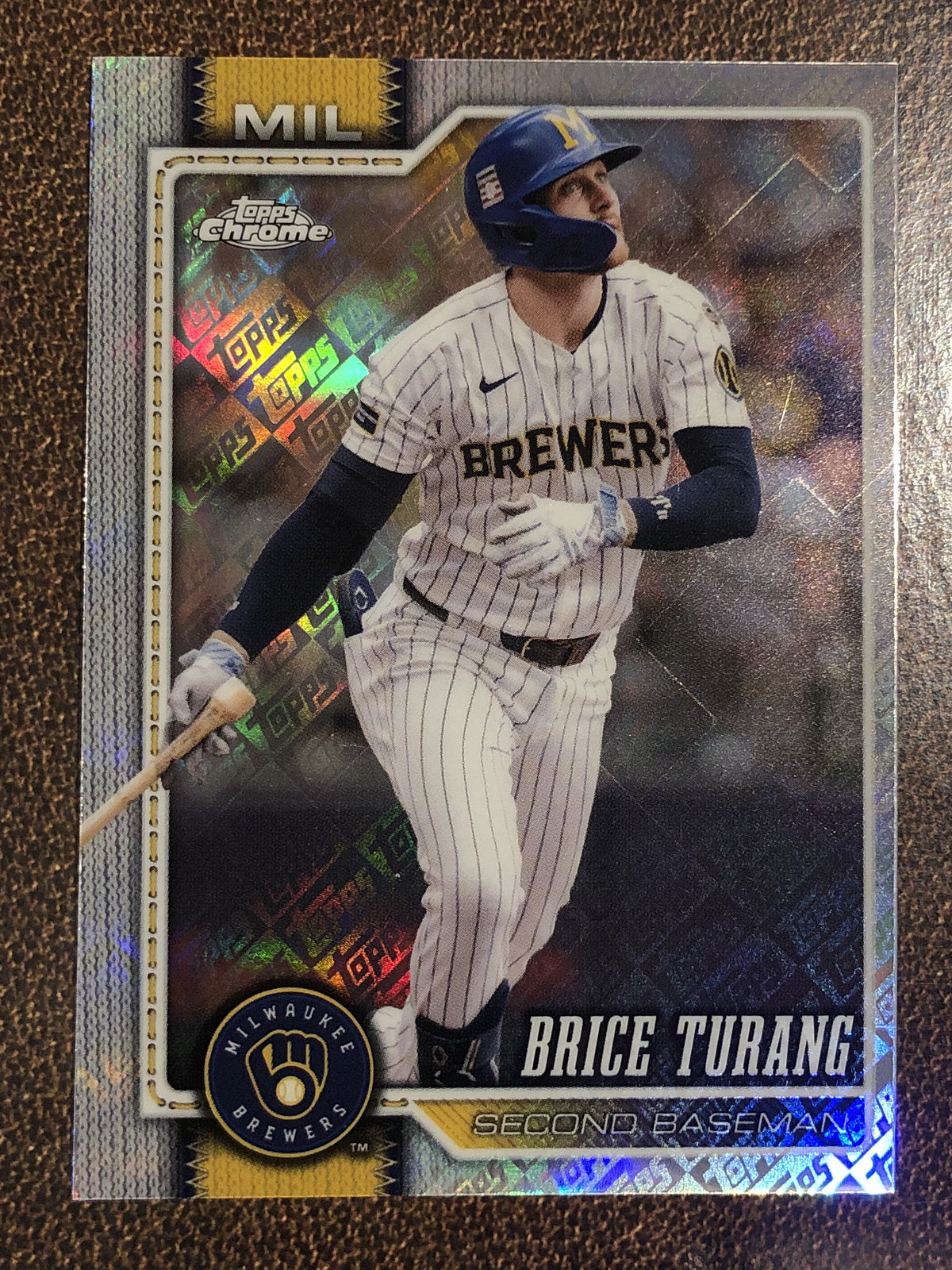 Brice Turang - 2026 Topps Chrome - Fanatics Topps Foil - Brewers