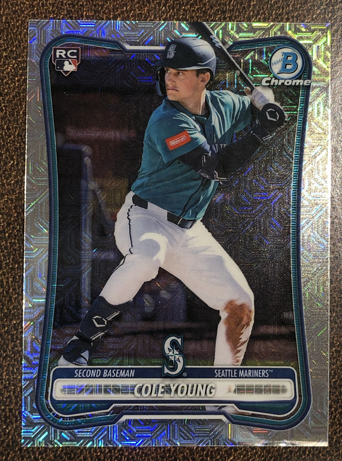 Cole Young - 2026 Bowman Chrome - Rookie MOJO - Mariners