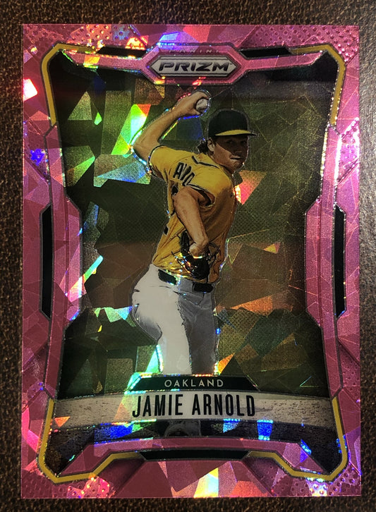 Jamie Arnold - 2026 Panini Prizm - Pink Ice - Athletics