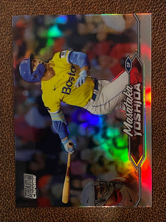Masataka Yoshida - 2024 Topps Stadium Club - Chrome Refractor - Red Sox