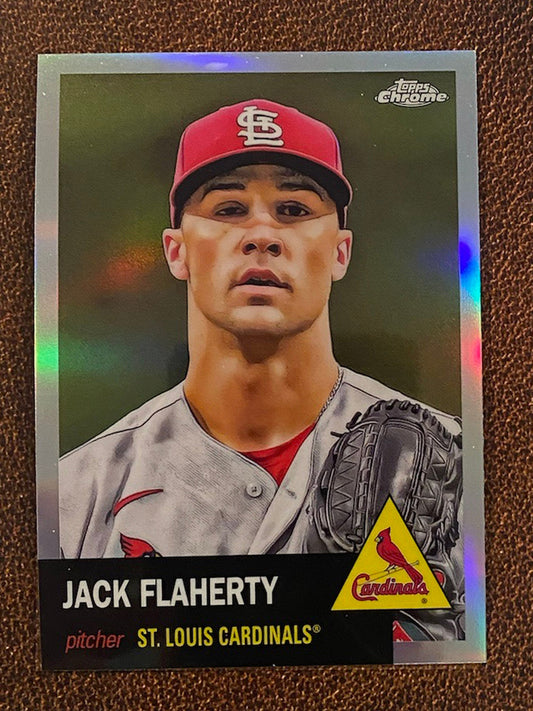 Jack Flaherty - 2022 Topps Chrome Platinum Anniversary - Refractor - Cardinals