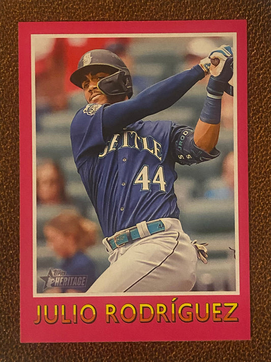 Julio Rodriguez - 2024 Topps Heritage - 1975 Baseball Sensations - Mariners