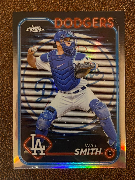 Will Smith - 2024 Topps Chrome - Logo Lightboard SSP - Dodgers