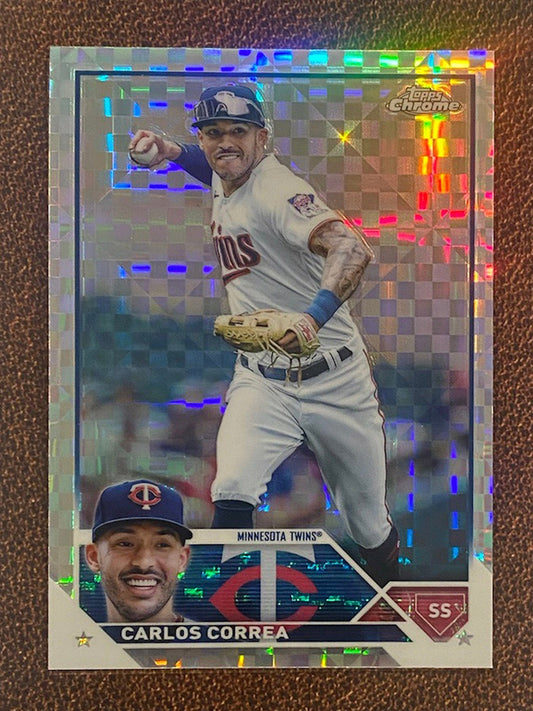 Carlos Correa - 2023 Topps Chrome - XFractors - Twins