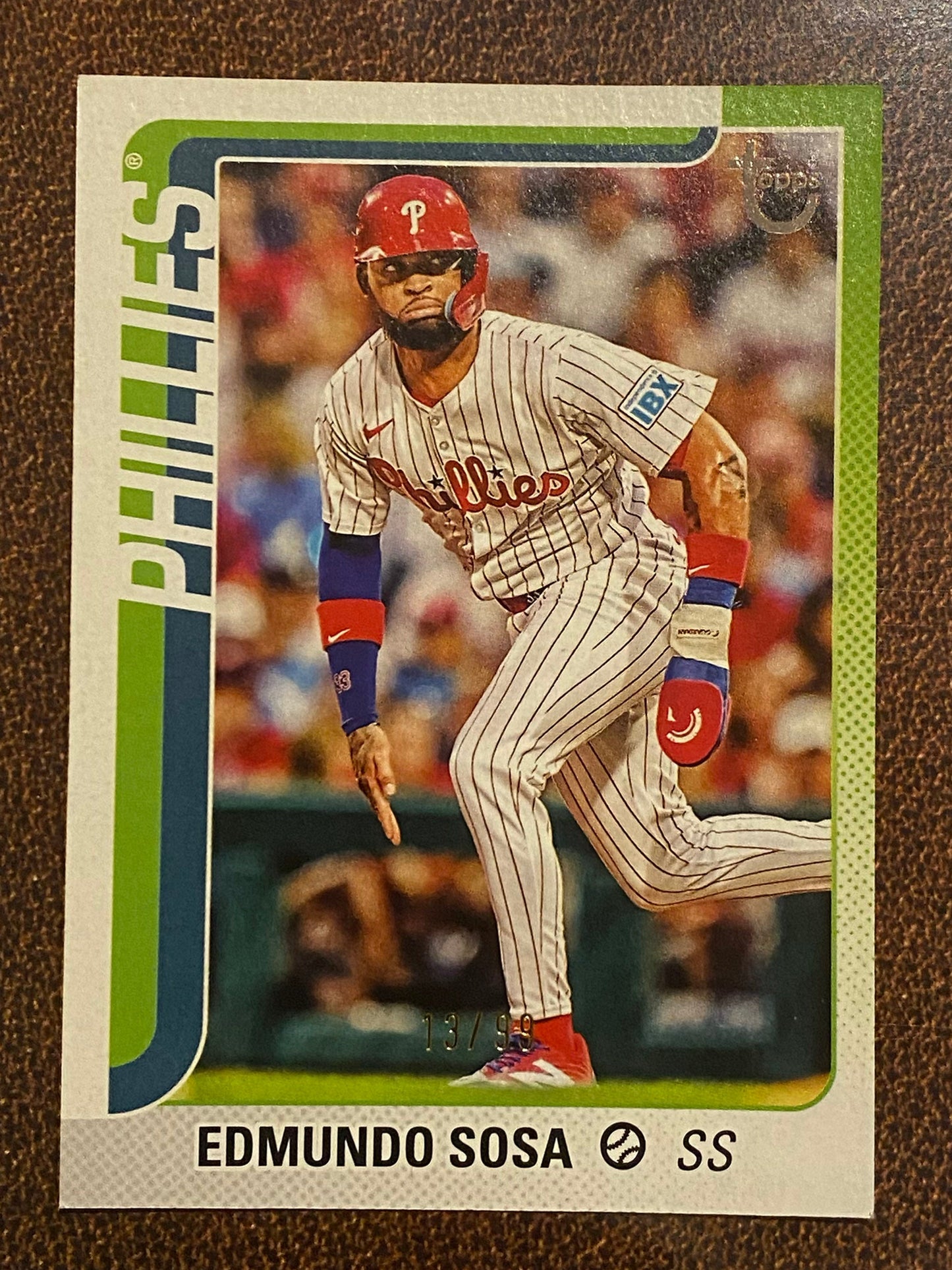 Edmundo Sosa - 2025 Topps Series 2 - Vintage Stock /99 - Phillies