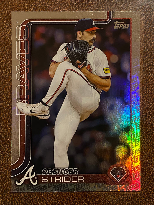 Spencer Strider - 2025 Topps Series 2 - Fanatics Exclusive Topps Foil Border - Braves