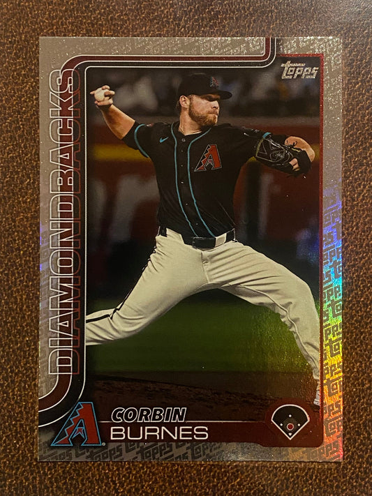 Corbin Burnes - 2025 Topps Series 2 - Fanatics Exclusive Topps Foil Border - Diamondbacks