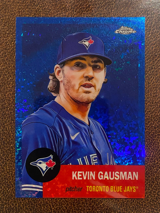 Kevin Gausman - 2022 Topps Chrome Platinum Anniversary - Blue Mini Diamond /199 - Blue Jays