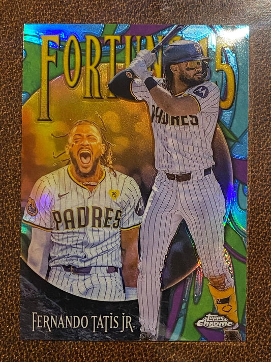 Fernando Tatis Jr. - 2025 Topps Chrome - Fortune 15 - Padres