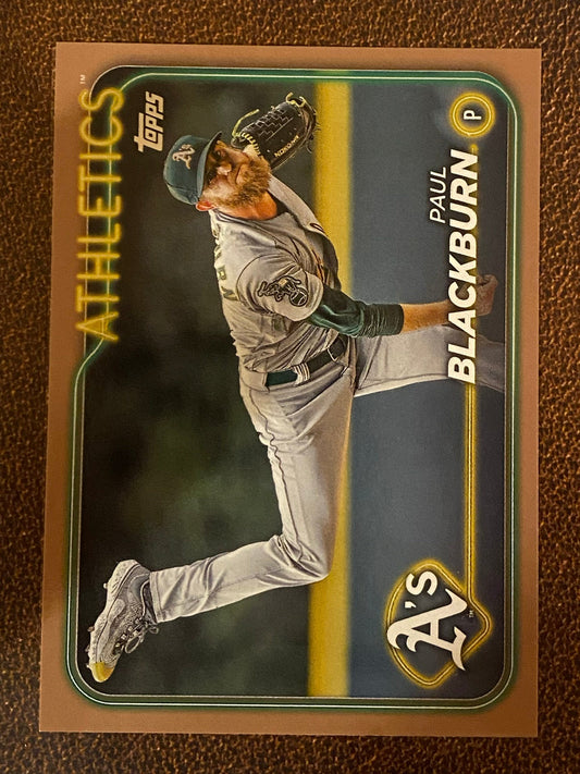 Paul Blackburn - 2024 Topps Series 2 - Gold /2024 - Athletics