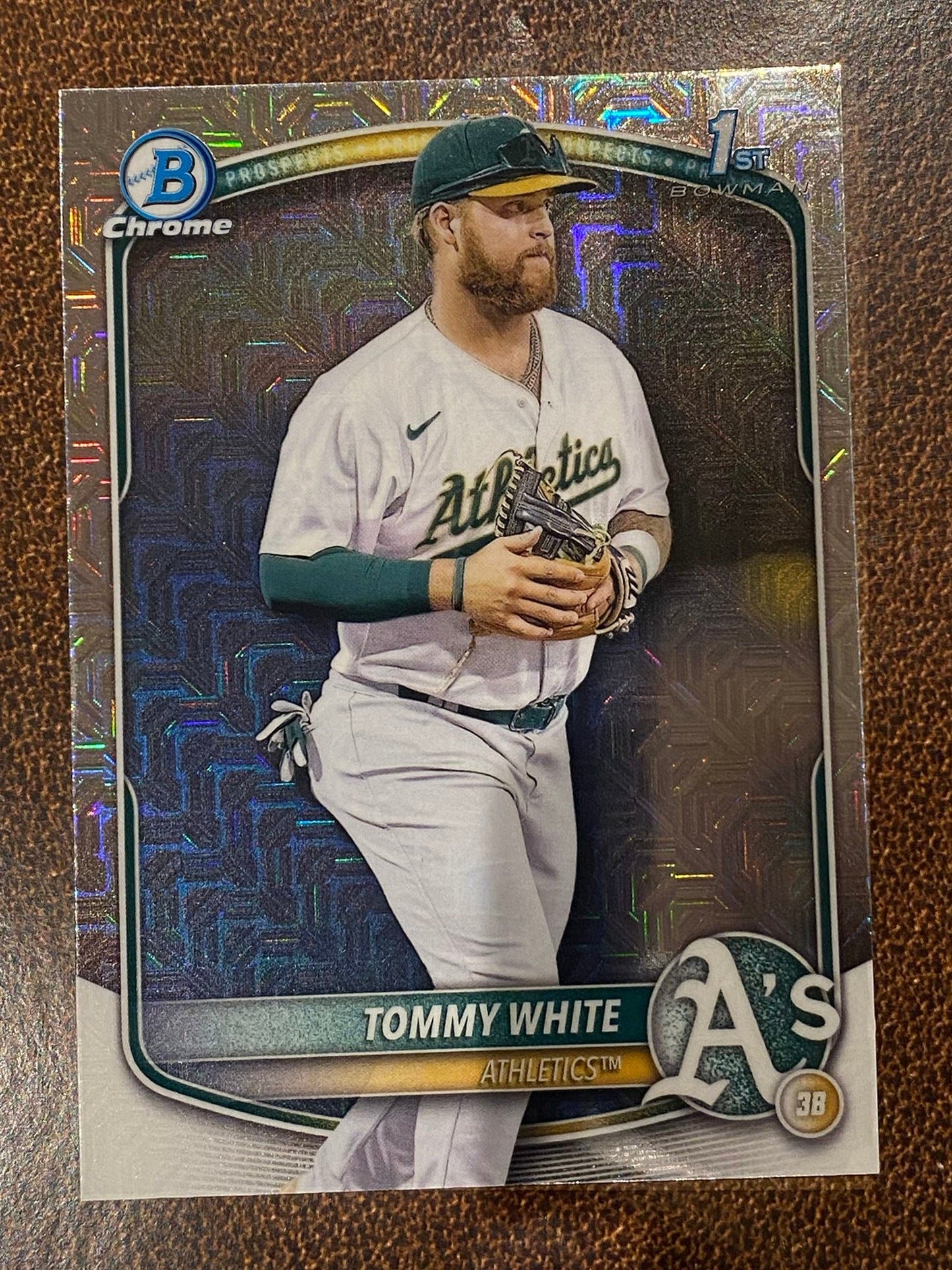 Tommy White - 2025 Bowman Chrome - 1st Mojo - Athletics
