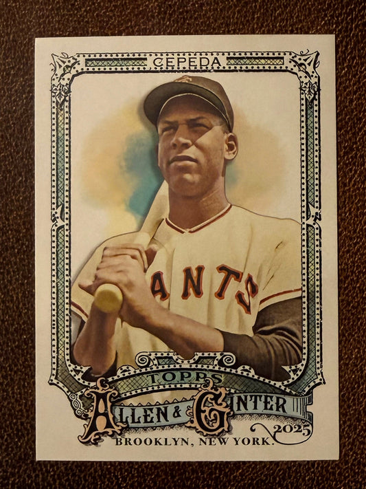 Orlando Cepeda - 2025 Allen & Ginter - SPs - Giants
