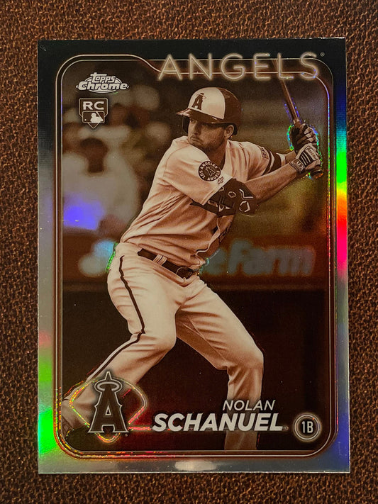 Nolan Schanuel - 2024 Topps Chrome - Sepia Refractor - Angels